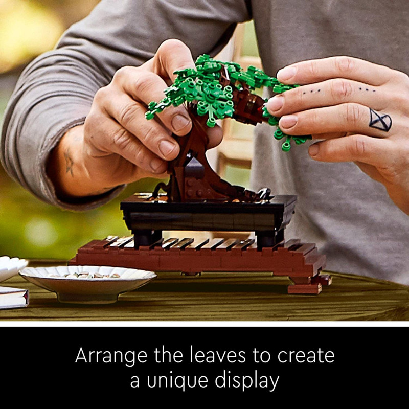 LEGO 10281 Bonsai Tree Set for Adults, Home Décor DIY Projects